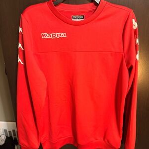 Kappa Vibrant Red Logo Sweatshirt